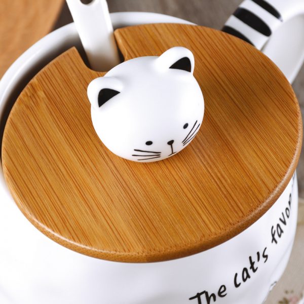 Nordic cartoon cat Coffee Cup and Mug