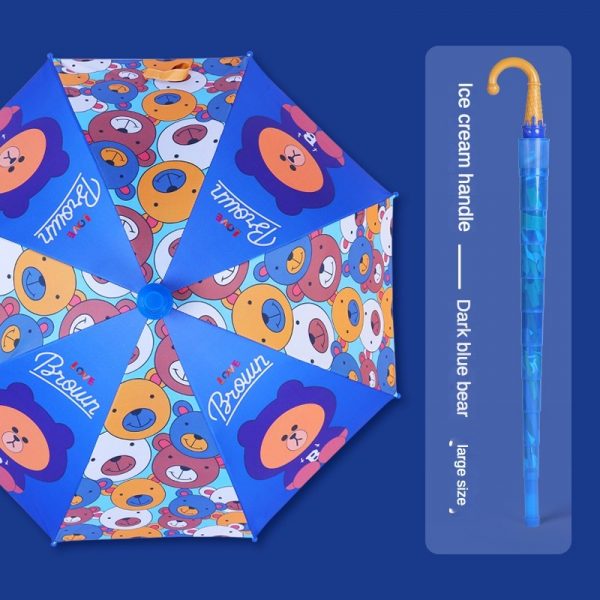 Waterproof cover safety kids umbrella logo custom