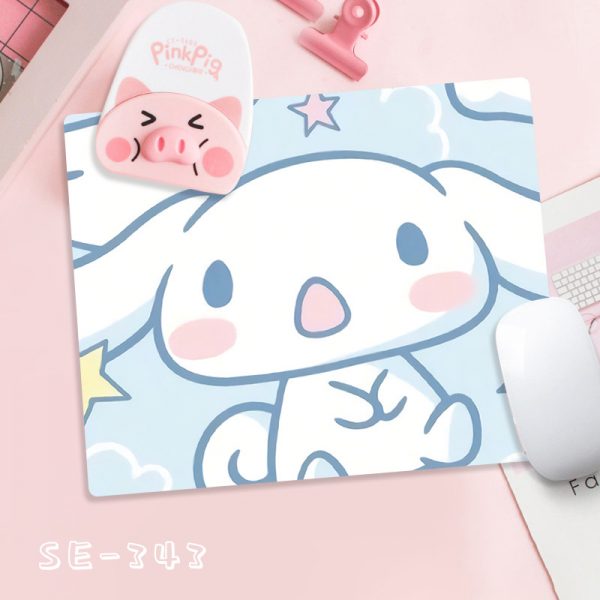 Cinnamon Dog Mouse Pad Wholesale Small Size Pad Girl Super Cute Sanrio Kuromi Melody Wrist Pad Customized