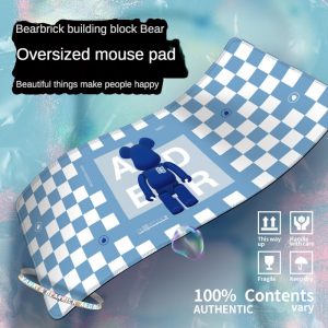 Bearbrick Violent Bear Peripheral Mouse Pad Oversized Custom Gaming Rubber Mouse Pad Large Computer Keyboard Pad Waterproof Wholesale Table Mat