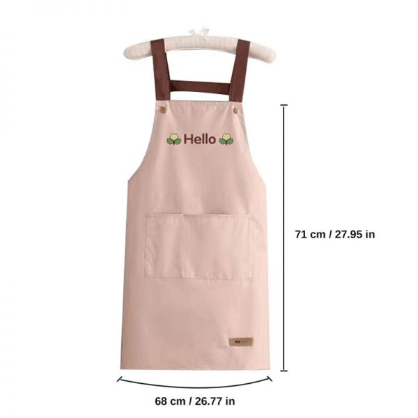 Customized aprons, work clothes, logo printing, restaurant dining, kitchen, household waterproof, women's fashion customization, convenience store
